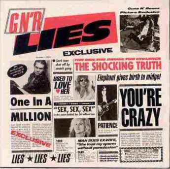 GUNS N' ROSES / G N'R Lies - 1986 / Germany