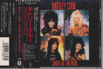 MOTLEY CRUE / Shout at the Devil - 1983 / JAPAN